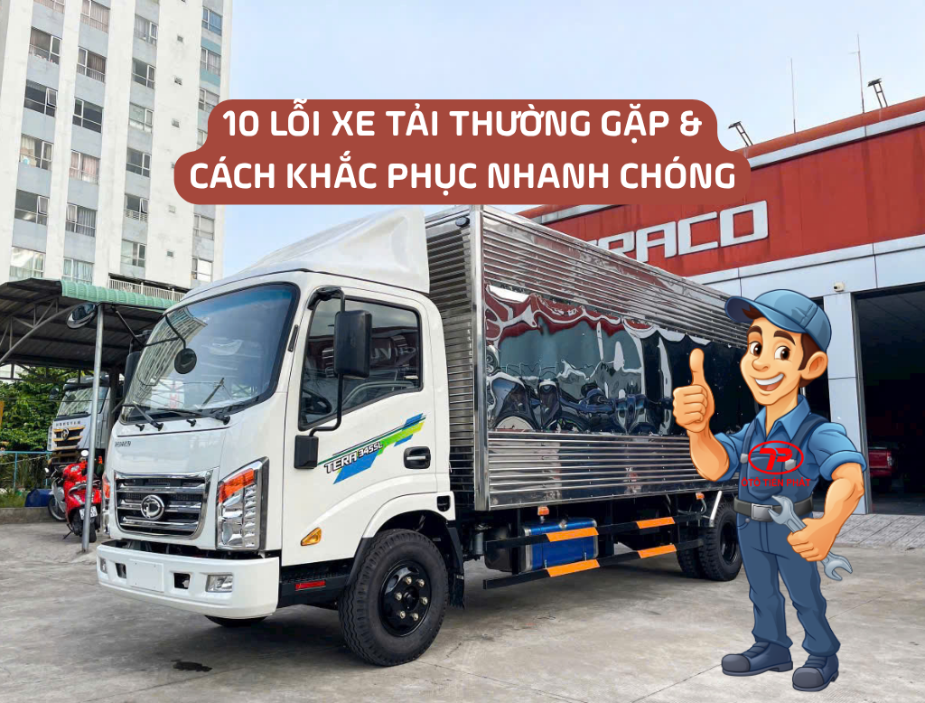 10 Lỗi Xe Tải Thường Gặp Và Cách Khắc Phục Nhanh Chóng
