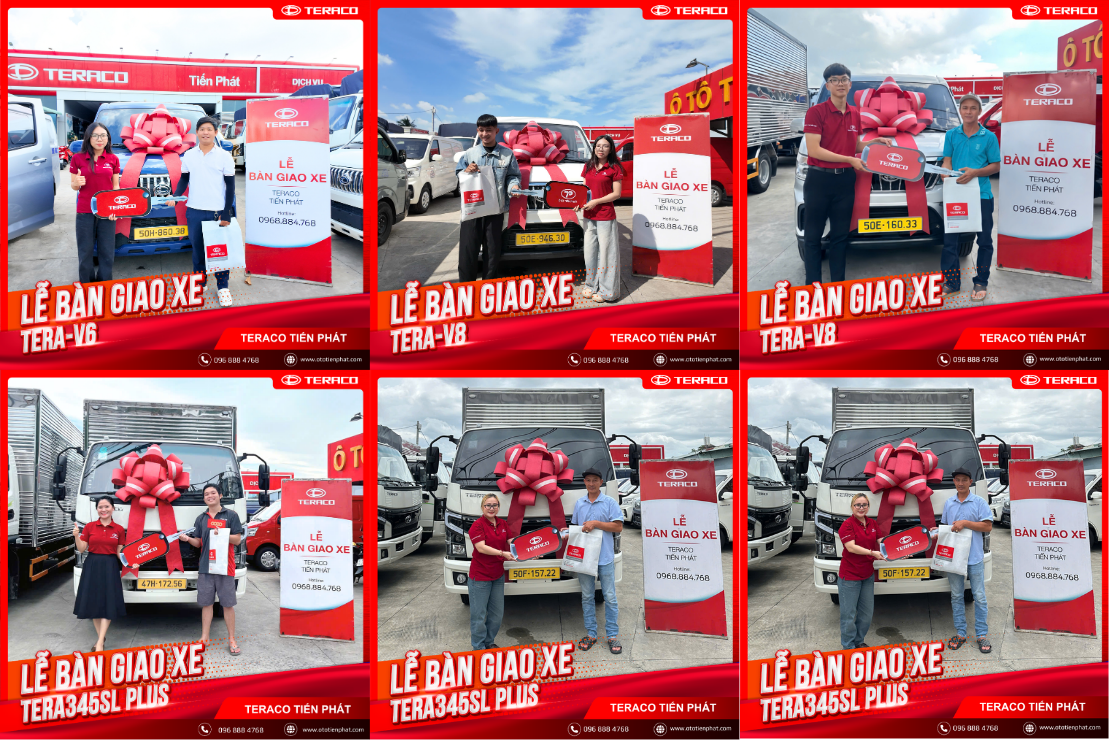 TỔNG KẾT LỄ BÀN GIAO XE THÁNG 08/2026 TẠI TERACO TIẾN PHÁT: ĐỒNG HÀNH BỨT PHÁ DÒNG TIỀN VẬN TẢI