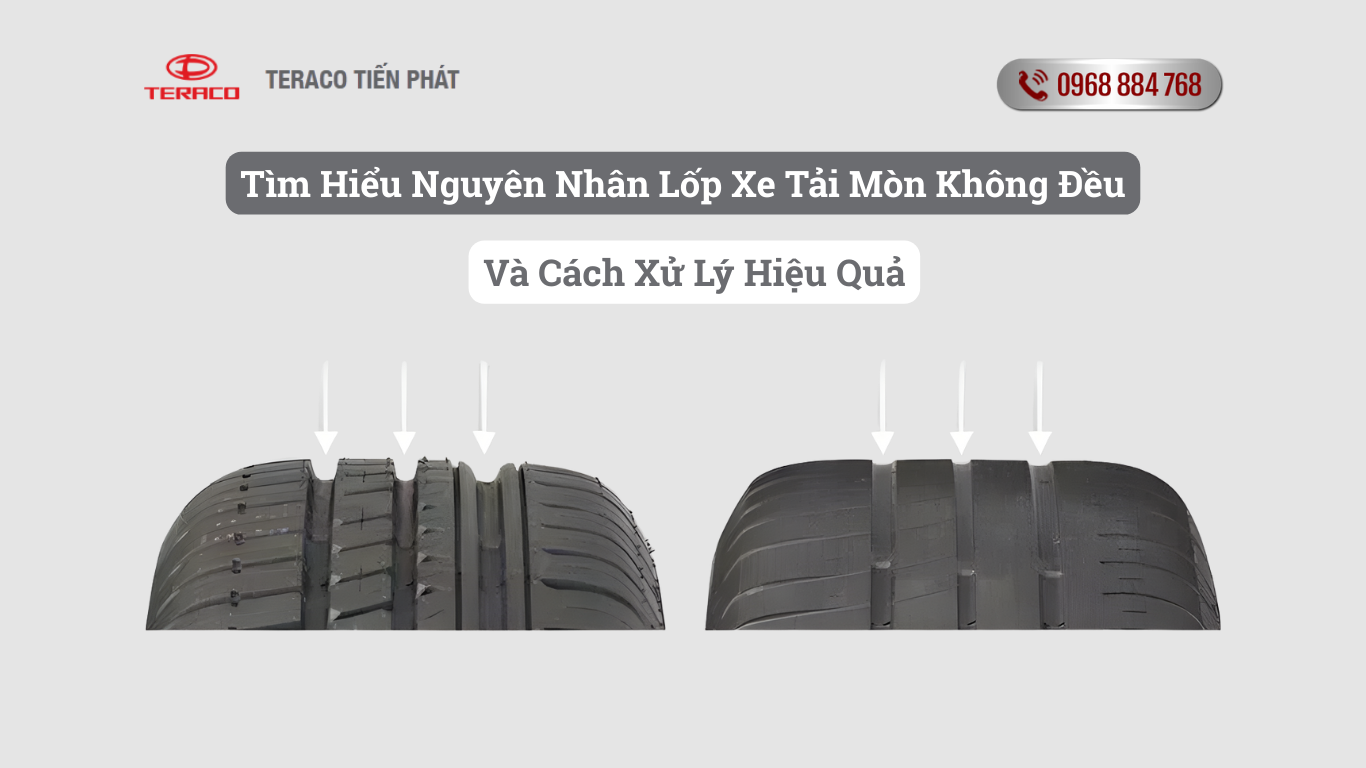 Tìm Hiểu Nguyên Nhân Lốp Xe Tải Mòn Không Đều Và Cách Xử Lý Hiệu Quả