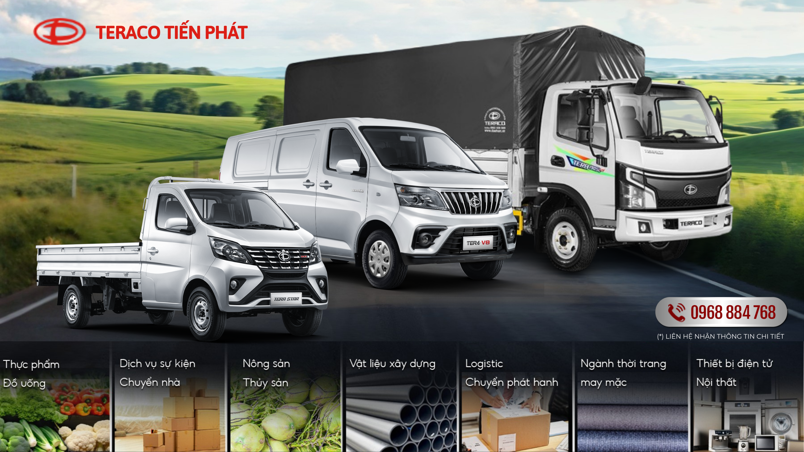 Xe Tải Teraco Phù Hợp Với Ngành Hàng Nào?